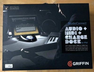 Griffin Studio Connect iOS Docking MIDI CHARGING Interface for Ipad 30 Pin