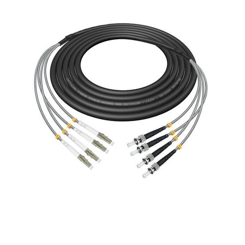 1M~20M 4 Strand MM OM3 7mm Fiber Optic Outdoor Cable with FC/SC/ST/LC Connector - Picture 11 of 15