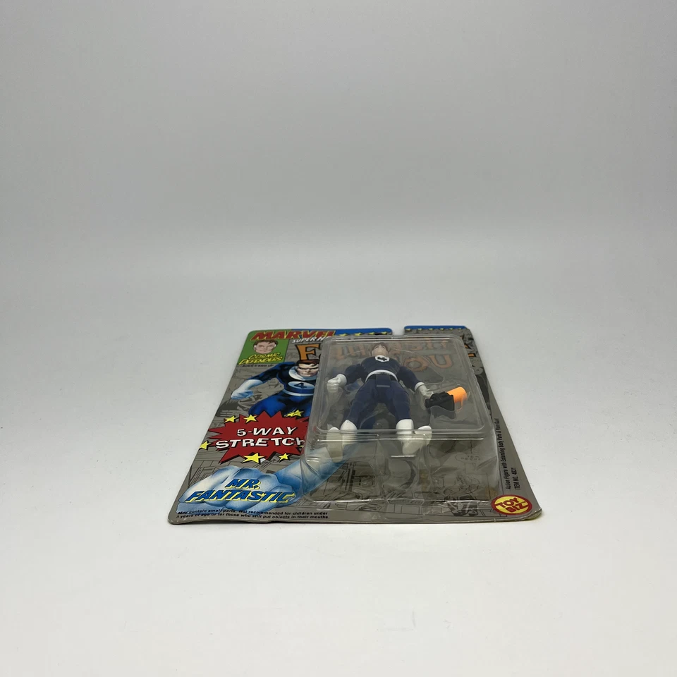 1992 Marvel Super Heroes Fantastic Four Mr Fantastic ToyBiz Sealed Action Figure - Image 3 of 4