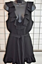 NWT Elizabeth & James Black Fancy Dress Size 6 On Sale kp