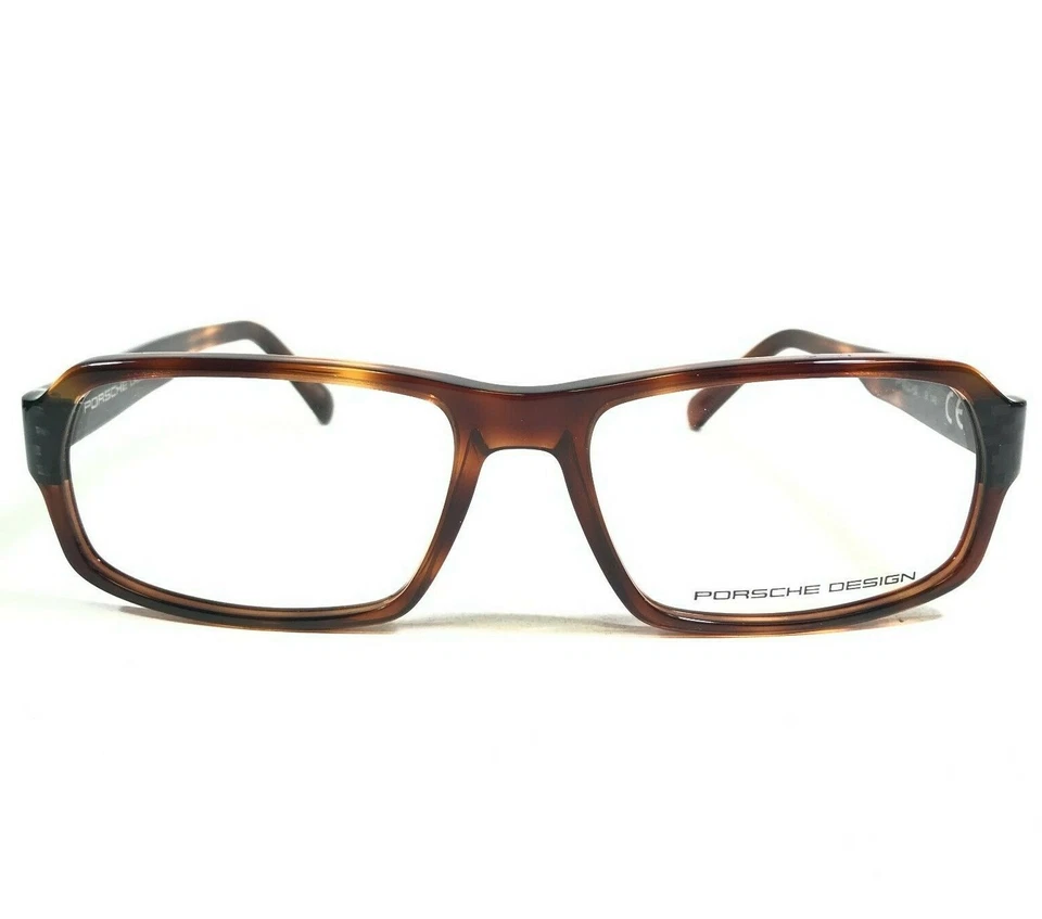 Porsche Design Eyeglasses Frames P8215 B Polished Brown Tortoise 55-16-140 - Image 2 of 4