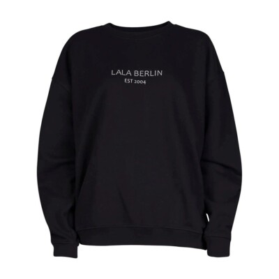 LALA BERLIN 'Izami' Print Sweatshirt - Black - XL - NEW
