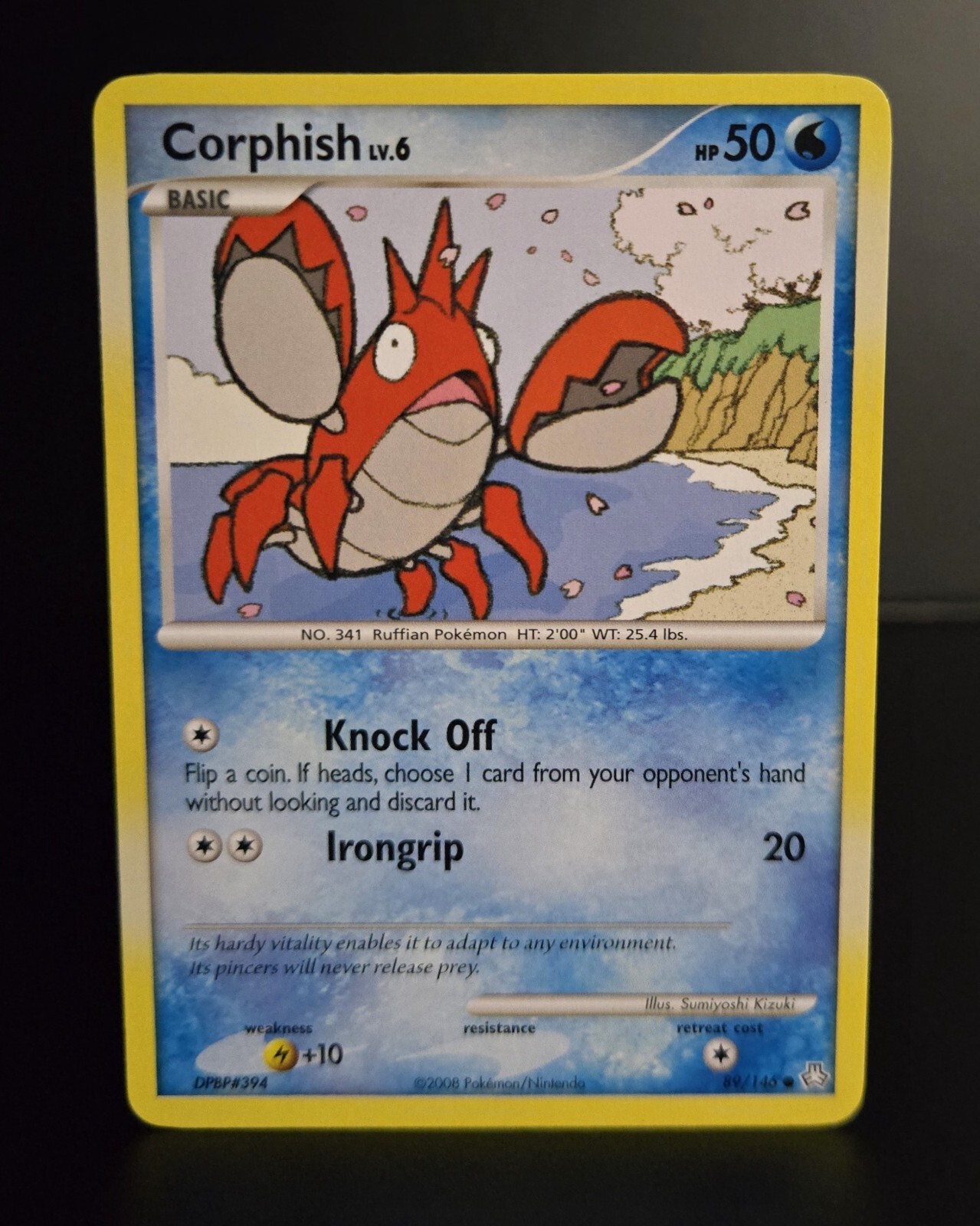 Pokémon TCG - CORPHISH - 89/146 - DP: LEGENDS AWAKENED (2008) - LP/NM