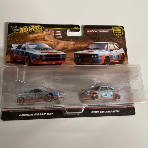 Mattel Hot Wheels Premium 2 Pack LANCIA RALLY 037 FIAT 131 ABARTH Set - Picture 6 of 7