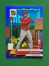 2022 Panini Donruss Baseball Jared Walsh #158 Base Holo Blue