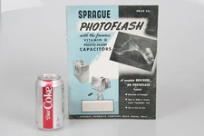 1947 Vintage SPRAGUE PHOTOFLASH 12 Page Manual on Using Speedlights Flash Tubes 