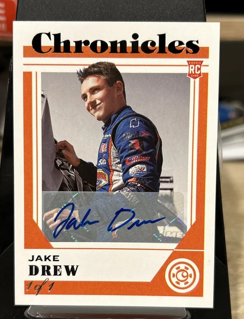 2023 Panini Chronicles Racing NASCAR No. 14 Luminance Jake Drew Auto RC 1/1 🔥