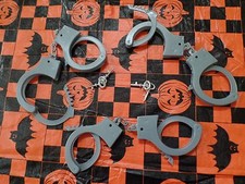 3 BOYS HALLOWEEN BELTS BROWN HAND CUFFS COSTUME VARIETY CLEAN ONE SIZE