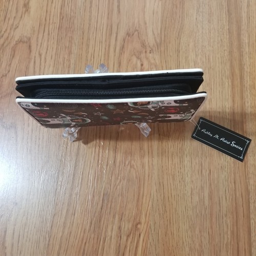 Ashley M Artist Serie Reißverschluss Knopfdruck Geldbörse Affen Space Stars Galaxy Neu mit Etikett - Bild 15 von 24