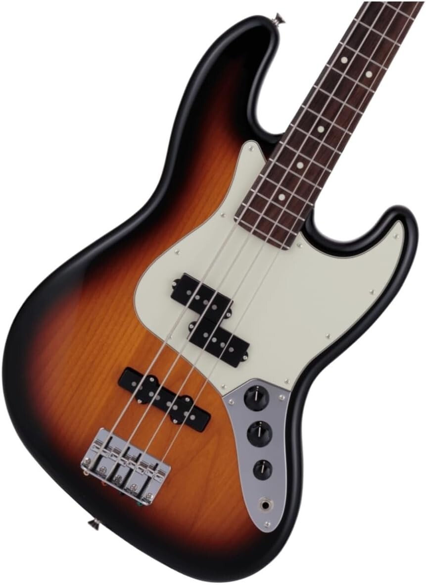 Fender Made in Japan 2024 Hybrid II Jazz Bass PJ 3-Color Sunburst