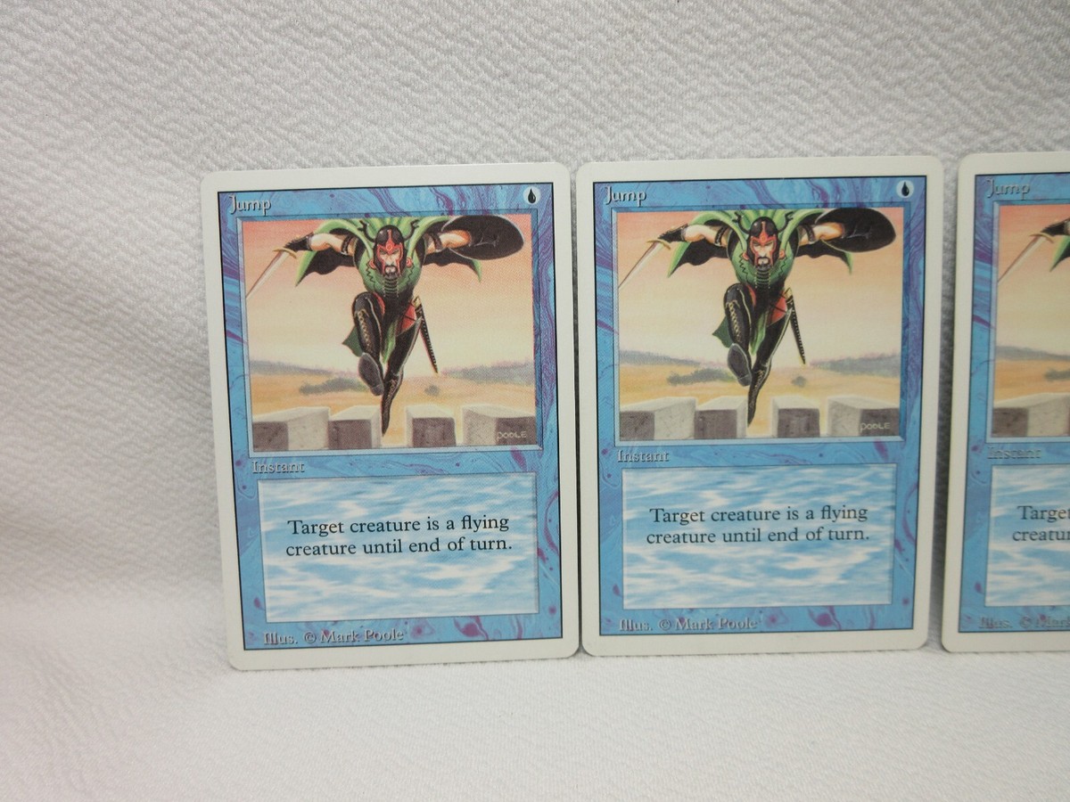 JUMP X3 MAGIC THE GATHERING REVISED MTG VINTAGE TRADING CARDS #162