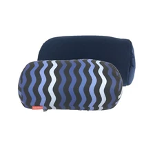 2 Packs Micro Bead Squishy Hypoallergenic Post Surgery Cylinder Roll Pillows Mix