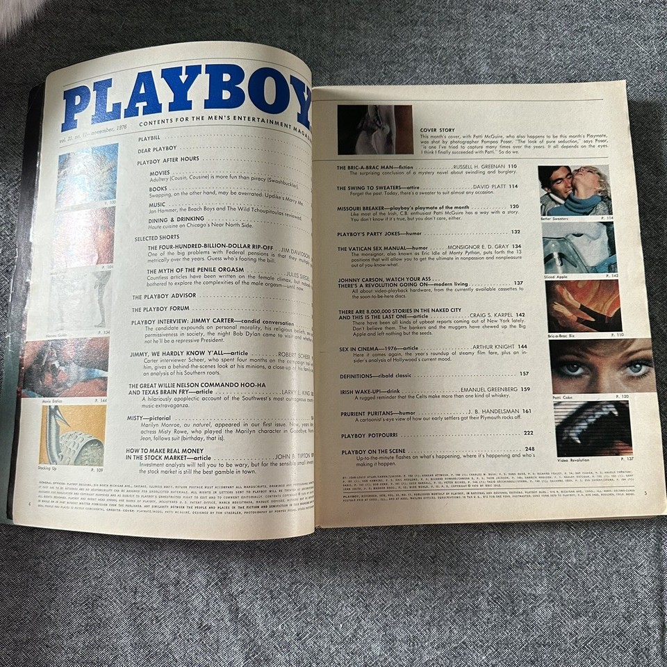 Playboy Magazine November 1976 | eBay