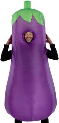 Inflatable Eggplant Food Funny Suit Yourself Fancy Dress Halloween