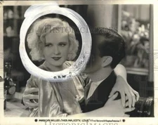 1936 Press Photo Marilyn Miller & Ben Lyon in "Her Majesty, Love" - pix22875