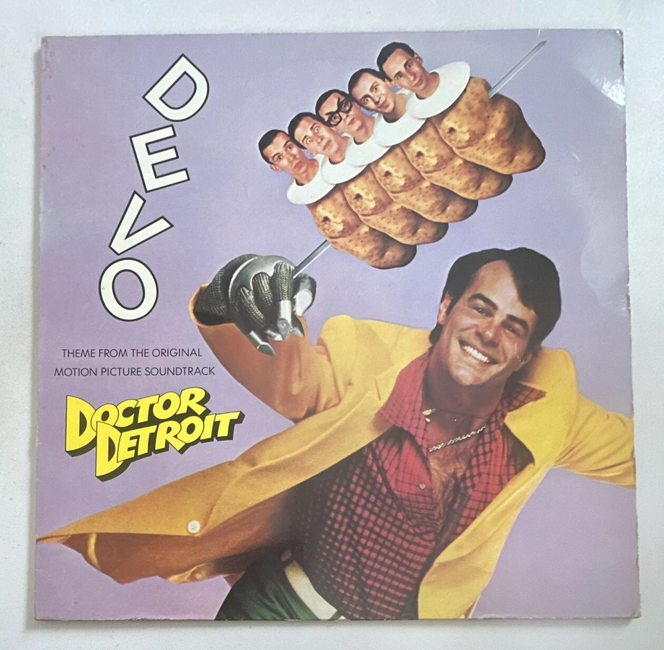 Devo ~ Theme From Doctor Detroit 12” Vinyl Record Synth Pop EX / VG+ Condition - Image 2 of 4