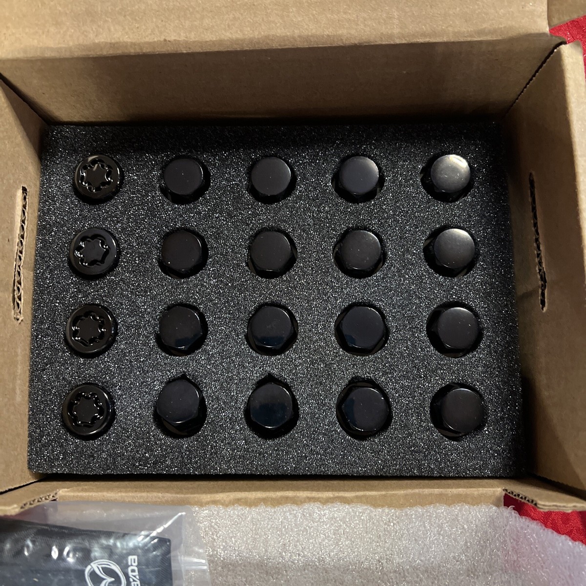 Genuine Mazda Lugs And Locks Adapter Black Kit Part# C9S1-V9-790