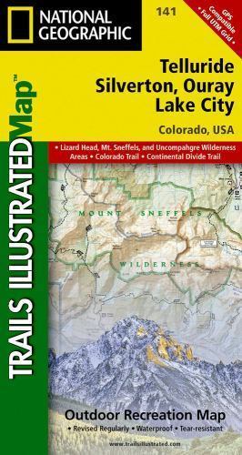 Telluride, Silverton  Map