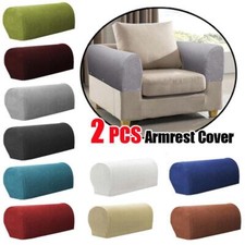 1Pair Removable Arm Chair Protector Armchair Covers Armrest Stretch - Sofa Cou ╏