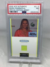2005 Ace Special Edition Jersey #J-2 Maria Sharapova PSA 7