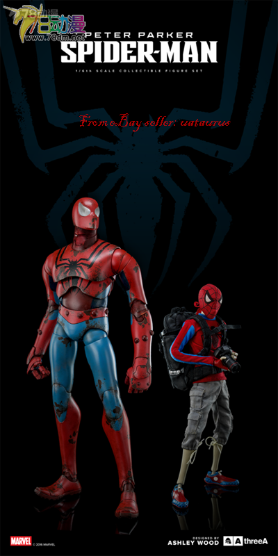 Perfect ThreeA 3A Toys 1/6 Spider-Man and Peter Parker In Stock