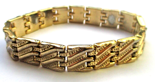 Bracelet Gourmette Vintage Or – Maille Anglaise Fine – Style Rétro