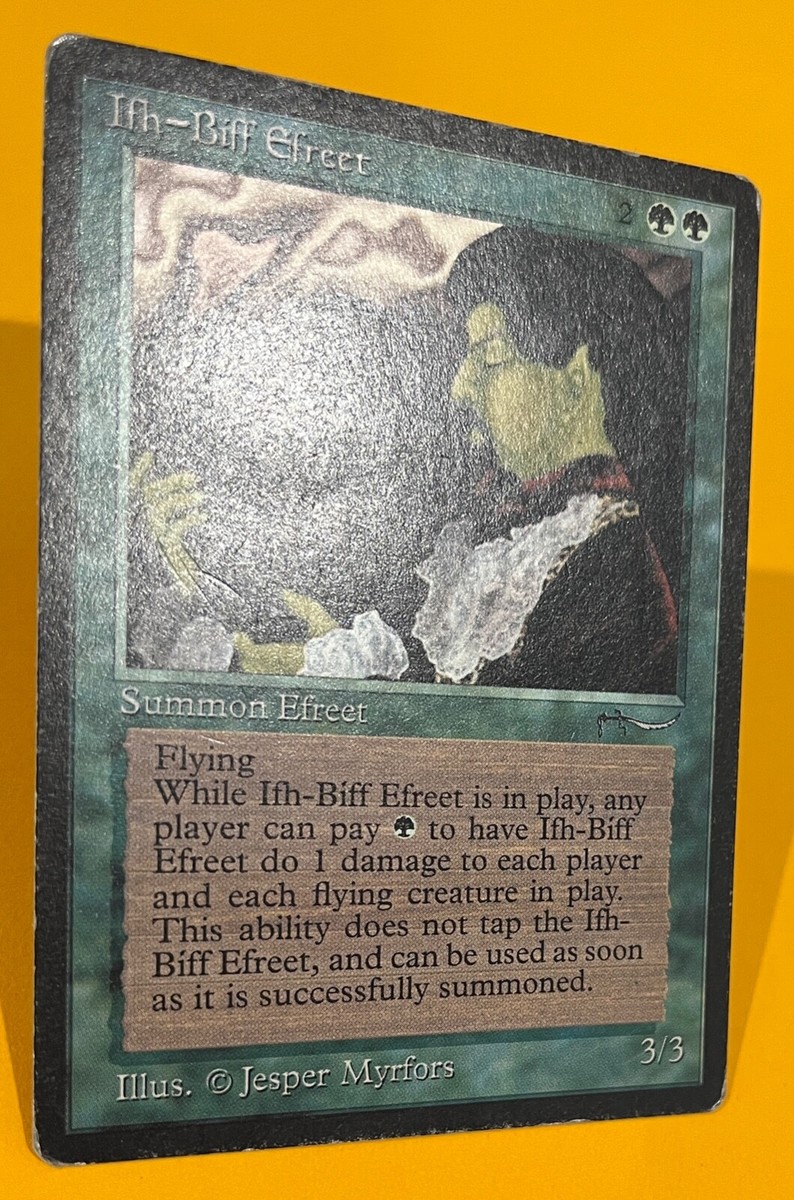 MTG IFH-BIFF EFREET Arabian Nights (OldManMTG 005-037) | eBay MTG IFH-BIFF EFREET Arabian Nights (OldManMTG 005-037) | eBay