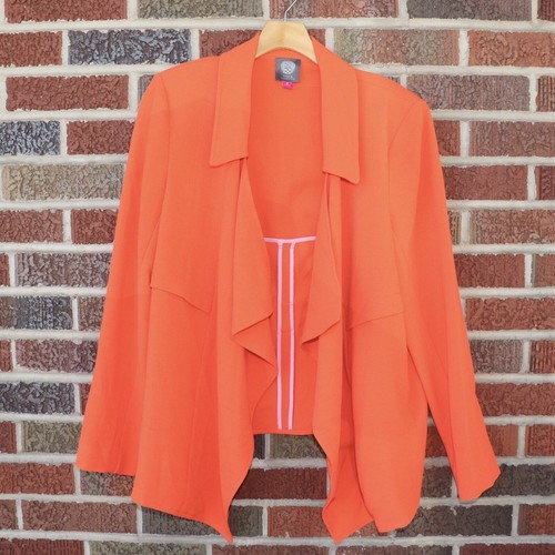 Vince Camuto Bright Orange Duster 