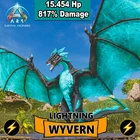 ARK Survival Ascended PC/PS5/XBOX PVE LIGHTNING WYVERN ⚡TRON 15k HP 817% DM
