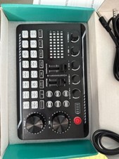 Professional Live Sound Card For Recording Broadcasting Pod Casting Sound Effect