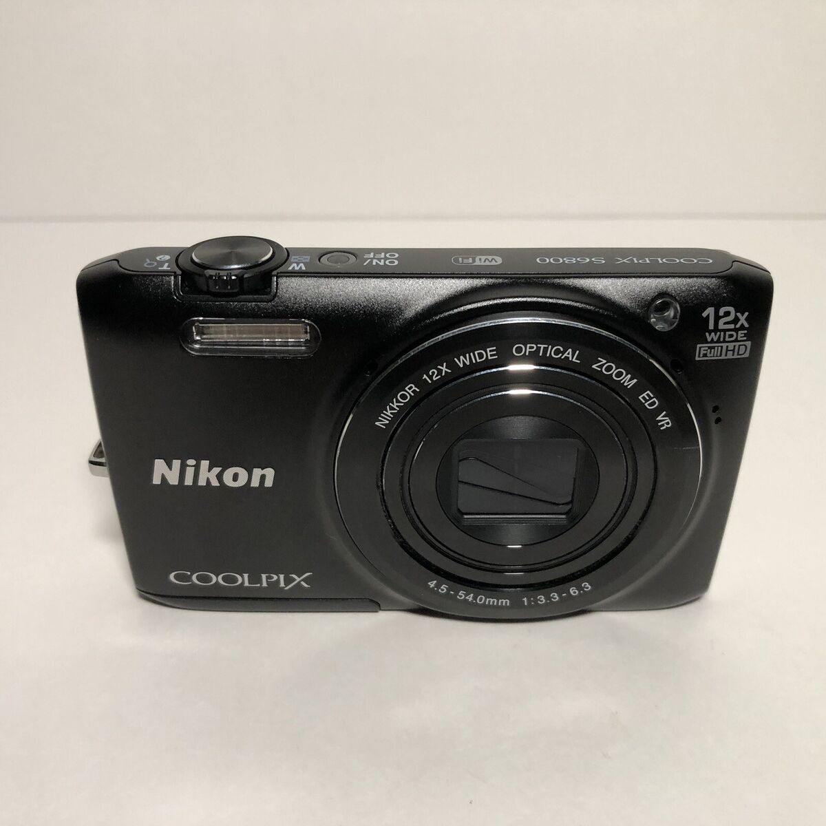 Nikon Coolpix S6800 Digital Camera Black 16.0MP *Damaged Nikon Coolpix S6800 Digital Camera Black 16.0MP *Damaged