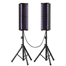 Pyle PS65ACT Portable Bluetooth Speaker System w/Microphone in Party lights