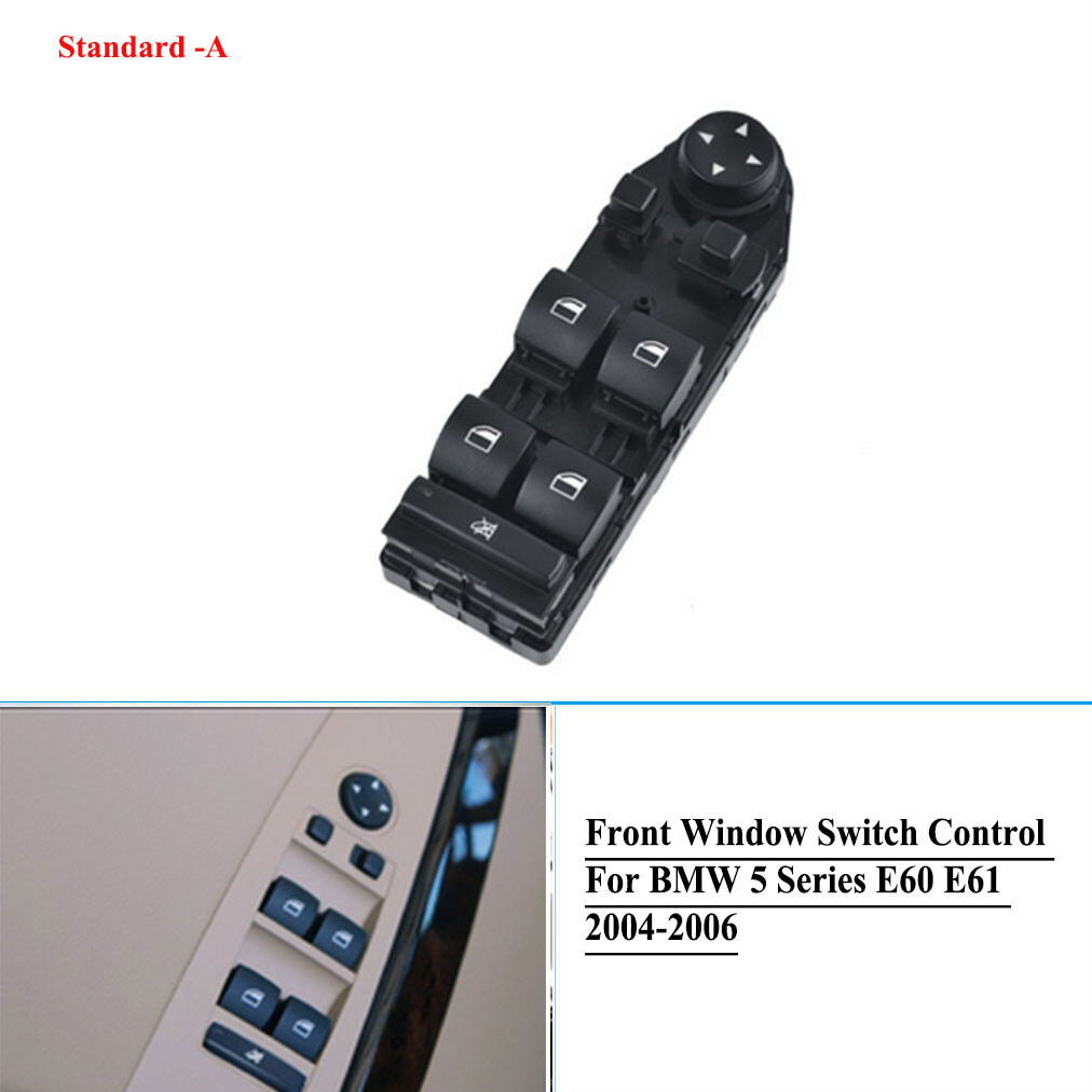 Front Door Window Switch Panel For BMW E60 E61 520i 523i 525i 530i