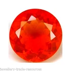Natural Fire Opal 6mm round Cut Orange Gem Gemstone