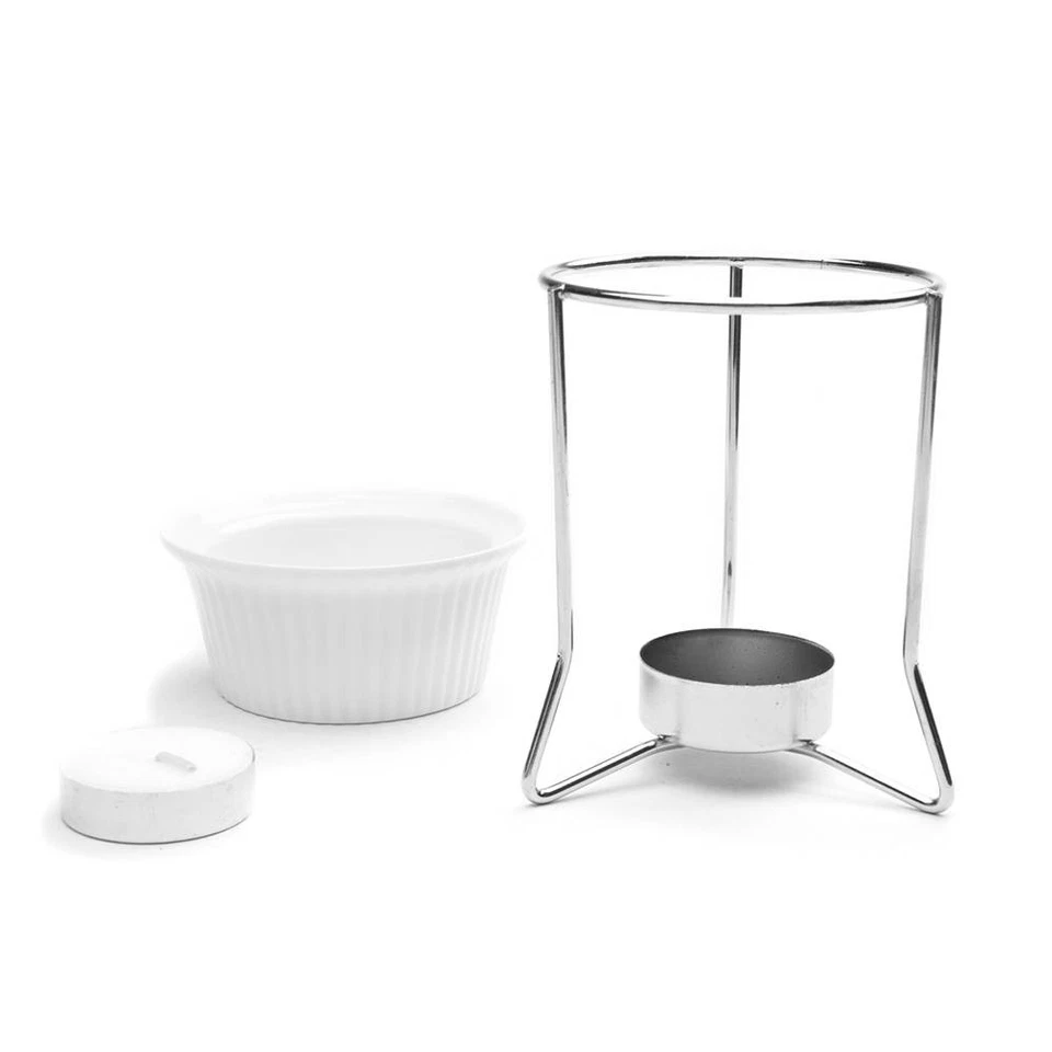 Fox Run Butter and Sauce Warming Cups Prepare and Serve Ceramic Dish Set of 2 - Image 3 of 4