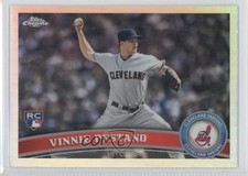2011 Topps Chrome Refractor Vinnie Pestano #201 2a8