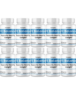 Fit Balance- Healthy Weight Support Management, Fat Burning Formula- 10 Bottles