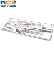 Schumacher Racing Chassis Skin with Holes - Cougar Laydown SCHU8004