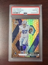2025 Panini Mosaic Jake Ferguson Honeycomb Prizm #175 Case Hit SSP Cowboys