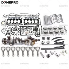 N63 4.4L Engine Rebuild Kit & Timing Chain VVT Gears - Crankshaft Rods For BMW