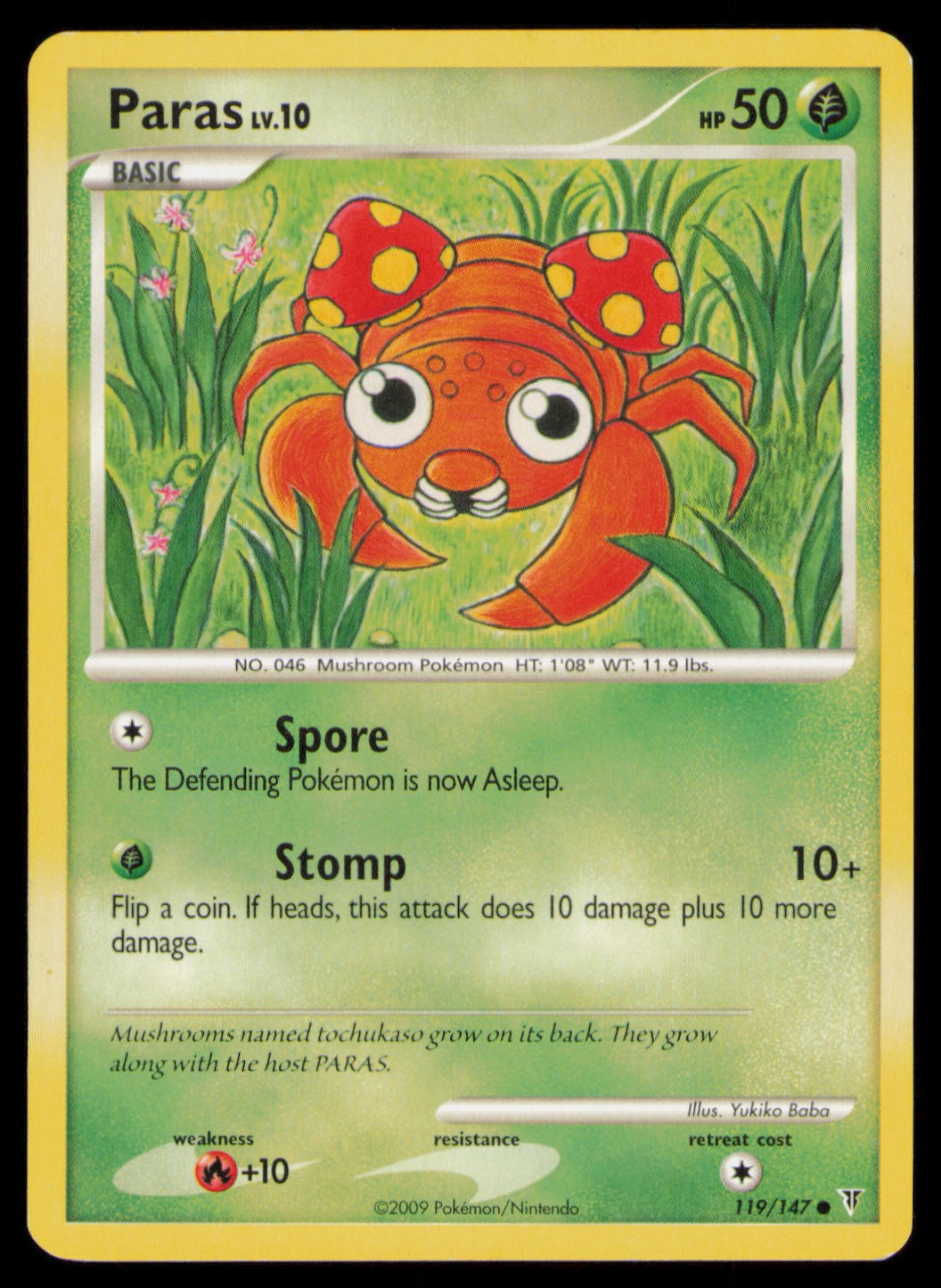 Paras 119/147 Common Supreme Victors Pokemon Near Mint