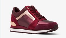 Michael kors Trainers - Girls. Burgundy. Brand new Size 10 Girls M/1