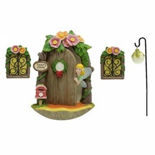 Fairy Door and Windows for Trees Home Decoration Resin Housewarming Gift