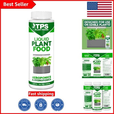 Hydroponic Nutrients - 8 oz Liquid Food for Strong Roots & Healthy Plants