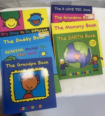 Todd Parr Children Kids Toddler Daycare Hardback Lot 8 Books Family Teacher EUC