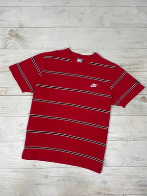 【激レア】Nike Manchester United 半袖シャツ Vintaege Nike Manchester United T-Shirt Striped 00s Soccer Men