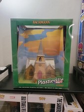 Bachmann Plasticville Country Church Item #45308 0 Scale NIB