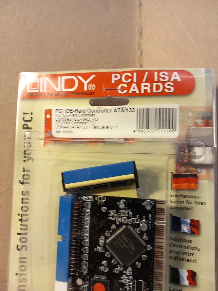 LINDY PCI/ISA CARDS PCI IDE-RAID CONTROLLER ATA/133 - Image 3 of 4