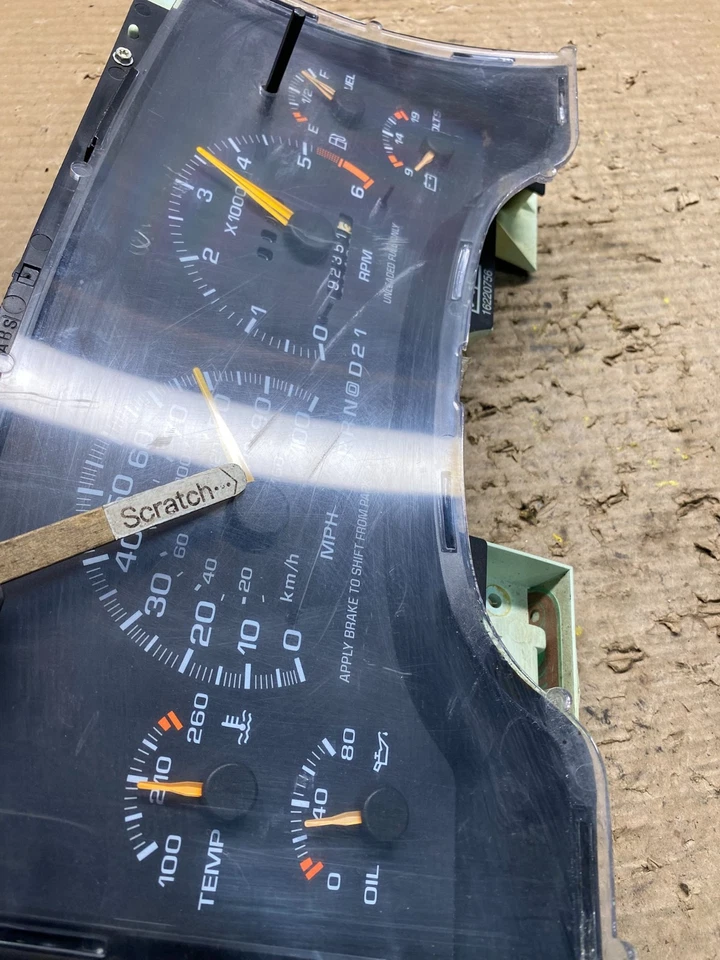 1995 to 1997 Chevrolet S10 Blazer Cluster Gauge Speedometer OEM S9158 PS - Image 4 of 4