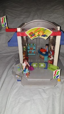 Playmobil Lebensmittelgeschäft Supermarkt Zubehör & Figuren Konvolut